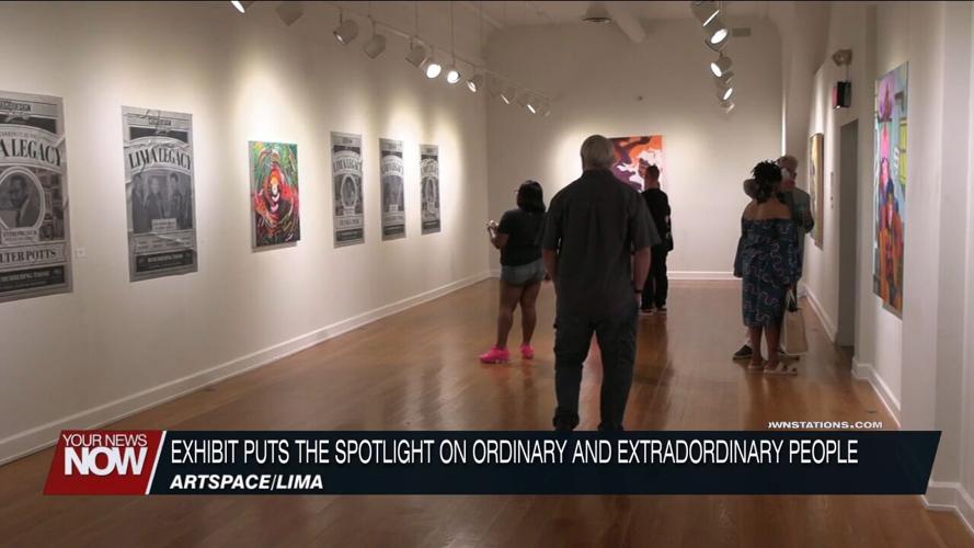 Moss & Cage exhibit unveiled to the public after Lima's Juneteenth festival Saturday