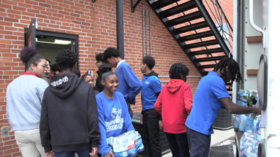 Heir Force Community School marks 10th annual food drive