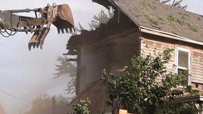 Allen County Land Bank demolishes longtime nuisance home in Gomer