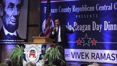 Ramaswamy pitches zero income tax, school reform at Putnam Co. Republican dinner
