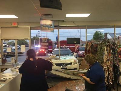 Car slams into Goodwill store in Kenton
