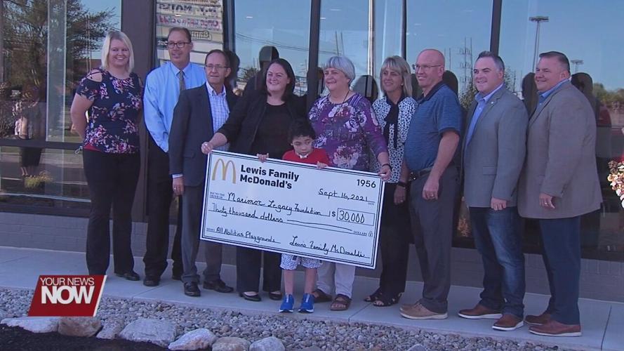 Lewis Family McDonald's donates to All-Ability Playground Project