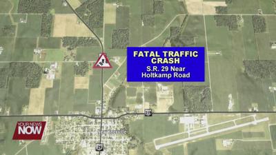 A Fort Jennings man was killed in a two car crash in Auglaize County