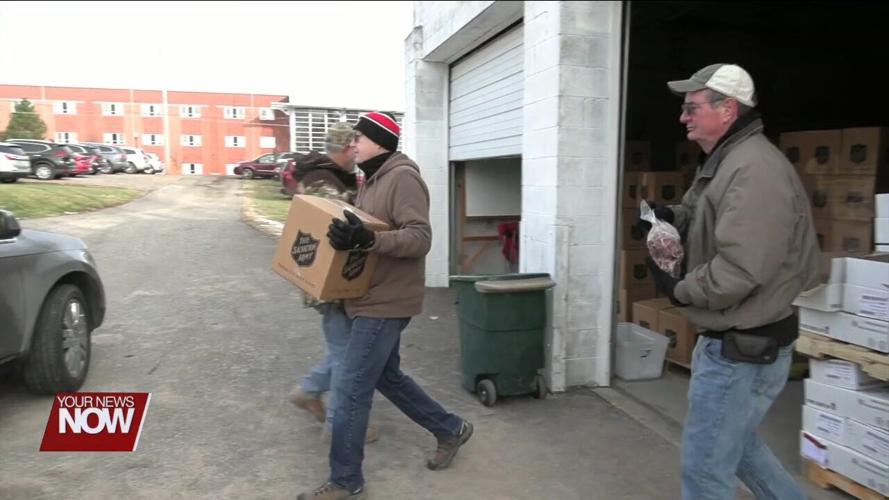Distribution day is here as the Lima Salvation Army hands out over 560 bags of toys to area children