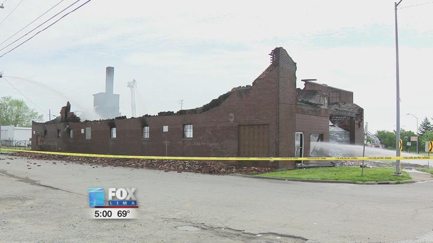 Morning fire leads to the demolition of a Lima warehouse