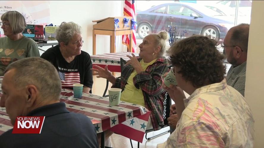 Allen County Democratic Party hosts open chat over breakfast at first "Donuts with Dems"