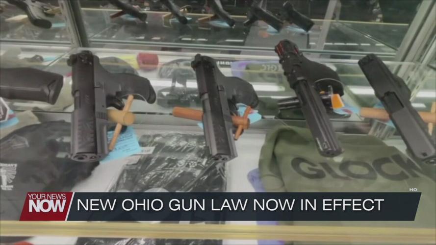 Ohio's "Constitutional Carry" law went into effect Monday