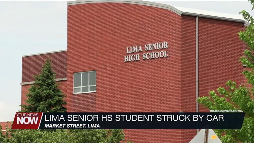 Lima Senior High School student struck by a car on Market Street