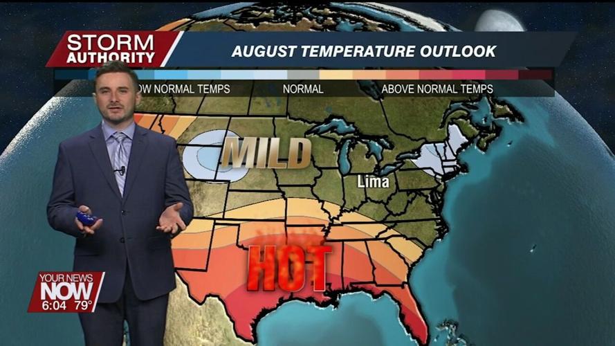 Meteorologist Nathan Kitchens takes a look at the weather outlook for August
