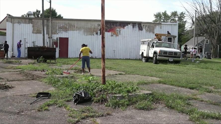 South Lima CDC thanking volunteers for helping at clean-up event