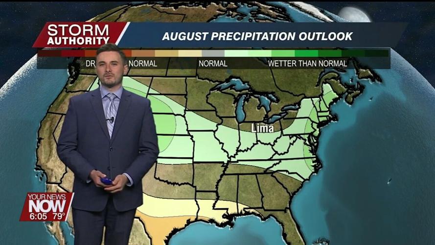 Meteorologist Nathan Kitchens takes a look at the weather outlook for August