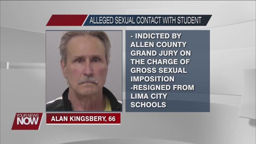 A former Lima City School teacher is charged with sexual contact with student