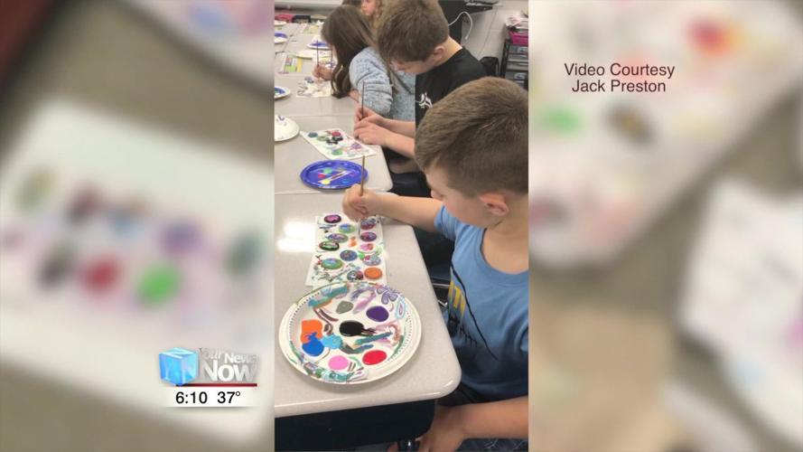 Area students painting butterflies for a good cause 1.jpg