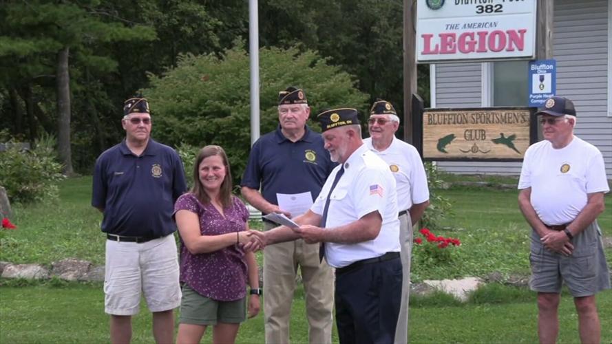 Bluffton American Legion Post 382 Awards Donations to 9 Non-Profit Organizations