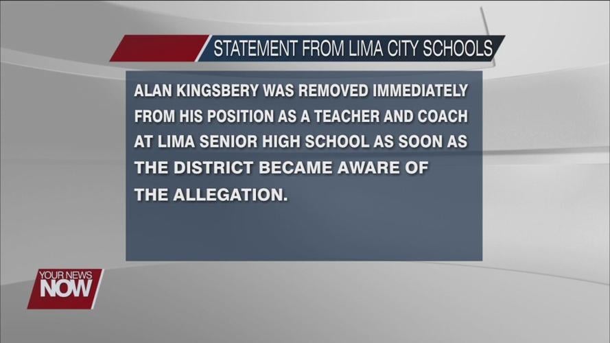 A former Lima City School teacher is charged with sexual contact with student