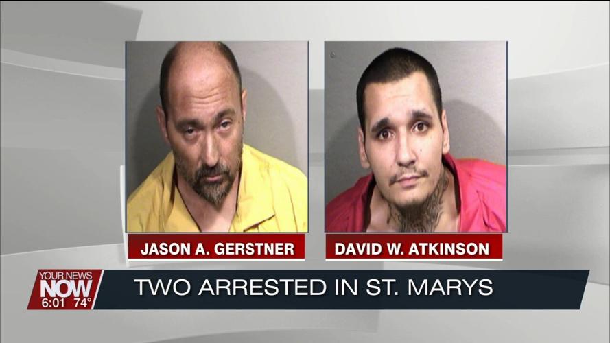 Two Indiana residents in custody after vehicle pursuit in Auglaize County Sunday
