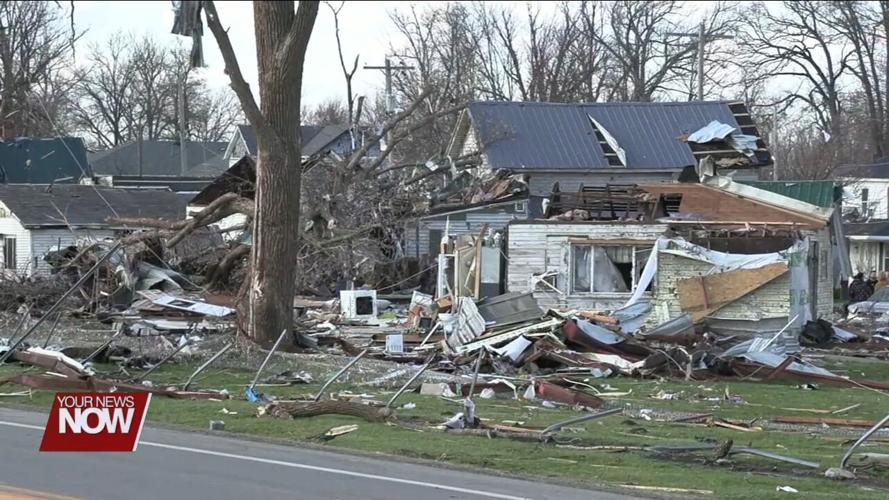 Indian Lake local schools reopened Wednesday with nearly 100 students displaced from the EF-3 Tornado