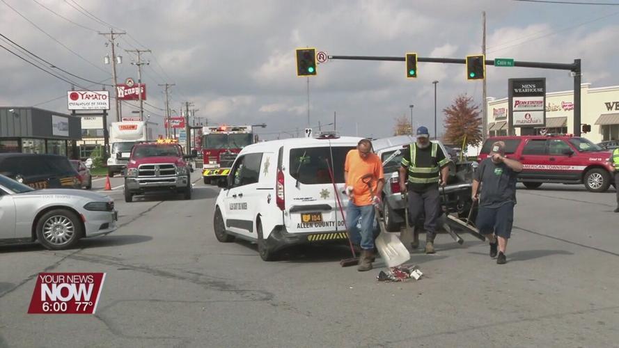 One arrested after a multi-vehicle accident at Cable and Elida intersection