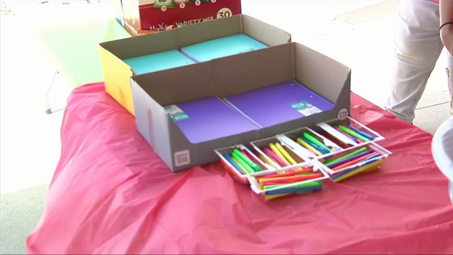 Meadows of Delphos hosts school supply donation