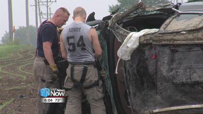 Driver falls asleep and flips car into field 1.jpg