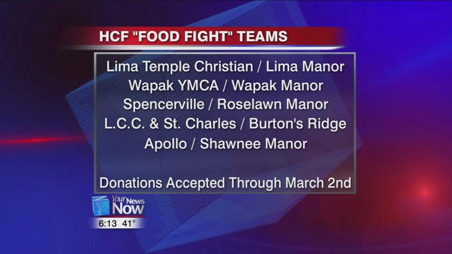 HCF's annual Food Fight helps fill a food gap for local pantries after holidays