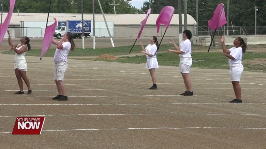 Area schools show off choreography in Allen County Fair Baton & Flag Corp Competition