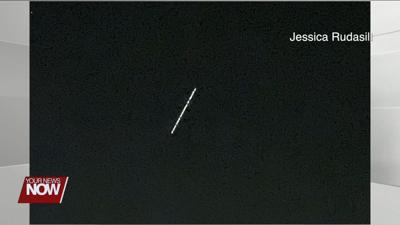 Lights spotted above West Central Ohio just Starlink Satellite