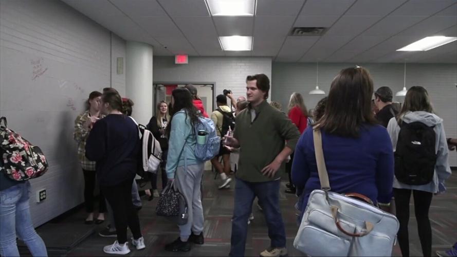 Students send off Galvin Hall lower level before renovation begins
