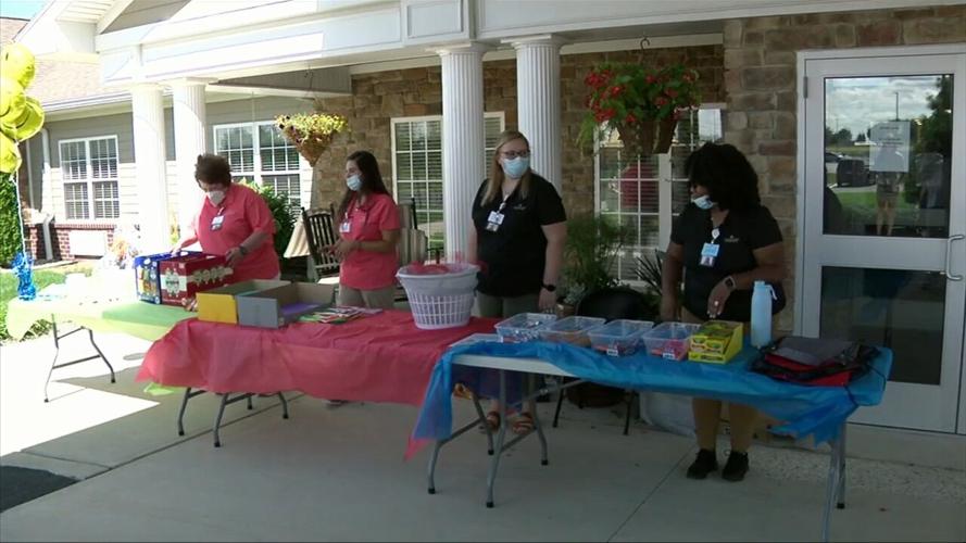 Meadows of Delphos hosts school supply donation