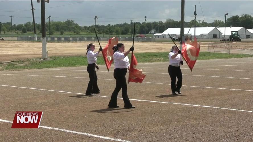 Area schools show off choreography in Allen County Fair Baton & Flag Corp Competition