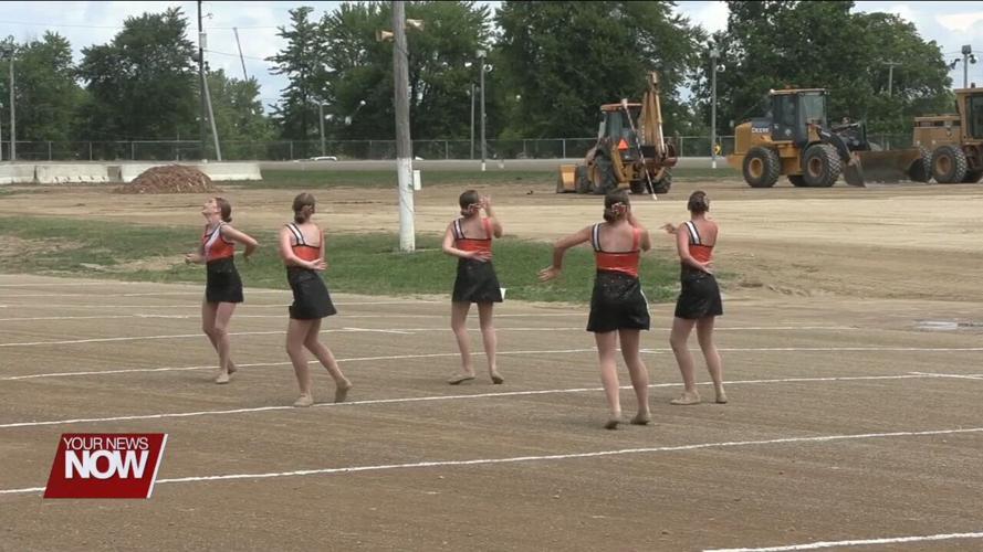 Area schools show off choreography in Allen County Fair Baton & Flag Corp Competition