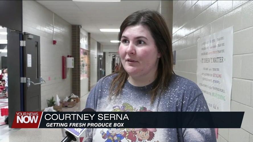 Lima City Schools is passing out boxes of fresh produce on Thursdays to families