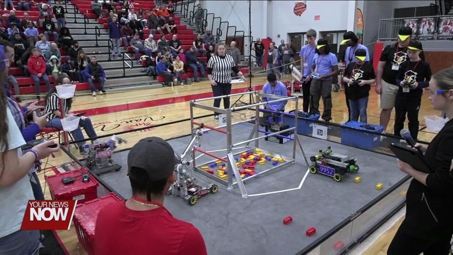 Robotics teams face off in statewide competition