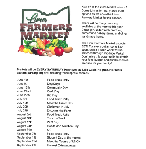 Lima Farmers Market Flyer