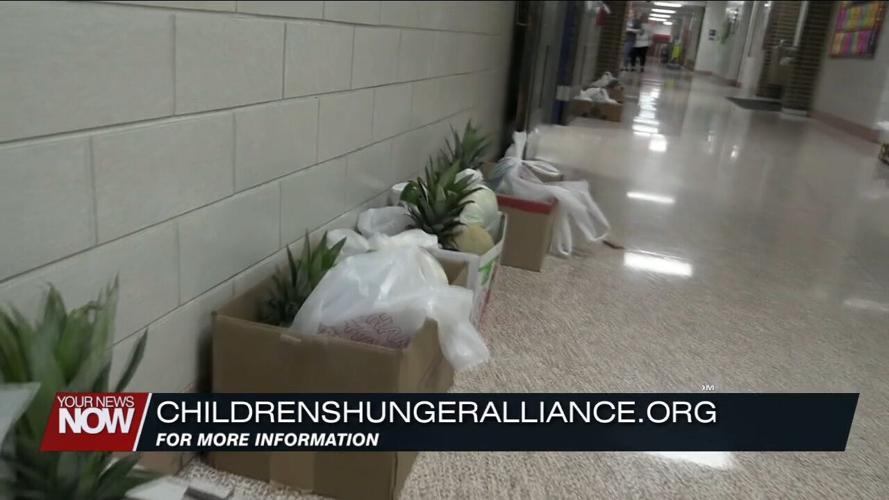 Lima City Schools is passing out boxes of fresh produce on Thursdays to families