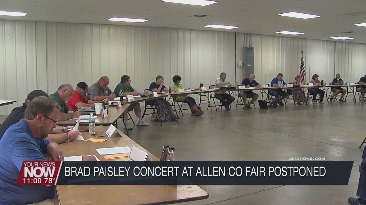 Brad Paisley Concert At Allen Co. Fair Pushed To 2021, However Ticket ...