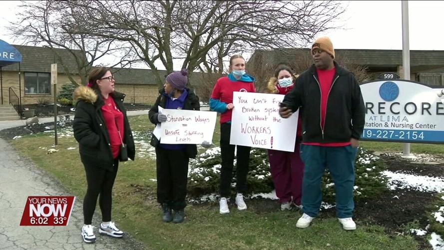 Nursing home workers protest Gov. DeWine's Nursing Home Quality and Accountability Task Force