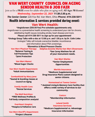 Job and Health Fair