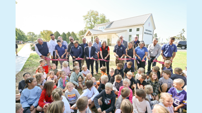 Governor DeWine and ODNR open new welcome center at Lake Loramie State Park