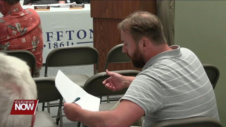 Village of Bluffton discussing with residents about proposed income tax increase for safety services