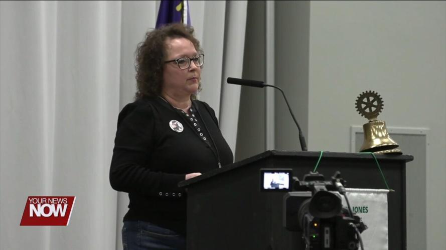 Founder of APALD speaks to the Lima Rotary about their ongoing fight against synthetic drugs