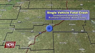 A Michigan man was killed in a single car crash on I-75 on Friday