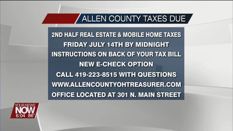 New updates on Allen County Treasurer's Office website just in time for