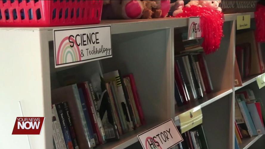 Lima City Schools' Spartan Ride receives book donation from OSU Lima Education Club