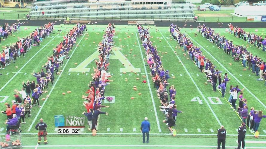 Ada students and community members officially set world record