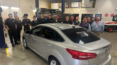 Reineke Family Dealerships donates vehicle to Apollo Career Center program