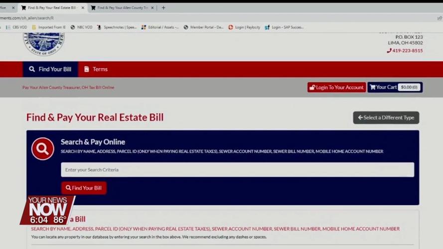 New updates on Allen County Treasurer's Office website just in time for second half taxes
