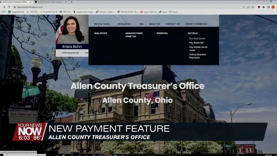 New updates on Allen County Treasurer's Office website just in time for second half taxes