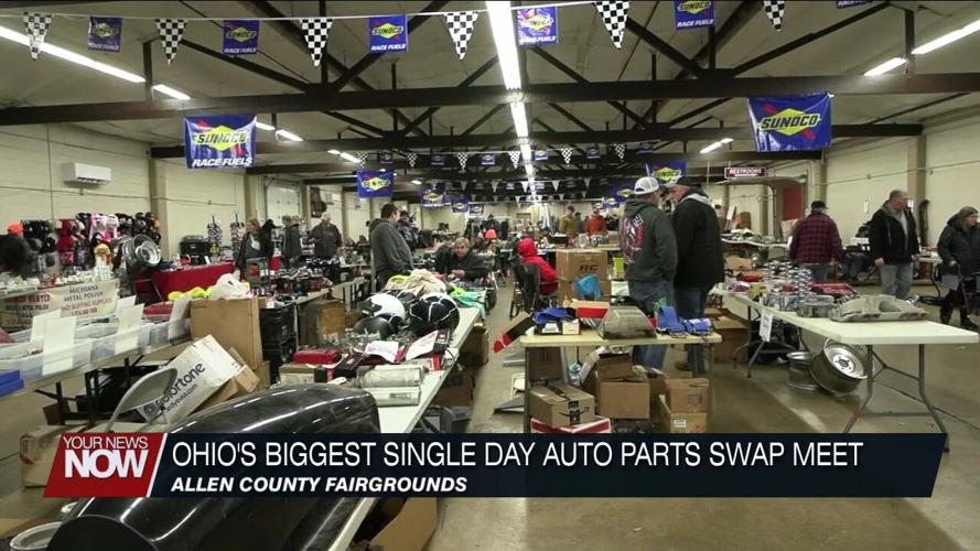 Hundreds of vendors come to Allen Co. Fairgrounds for Ohio's biggest single day auto swap meet