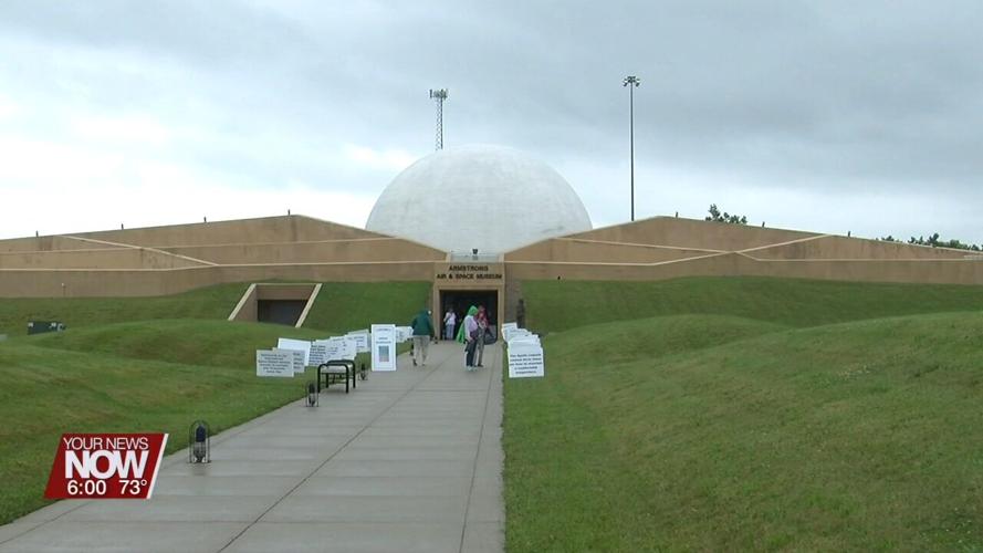 People come to the museum on the final day of Summer Moon Festival